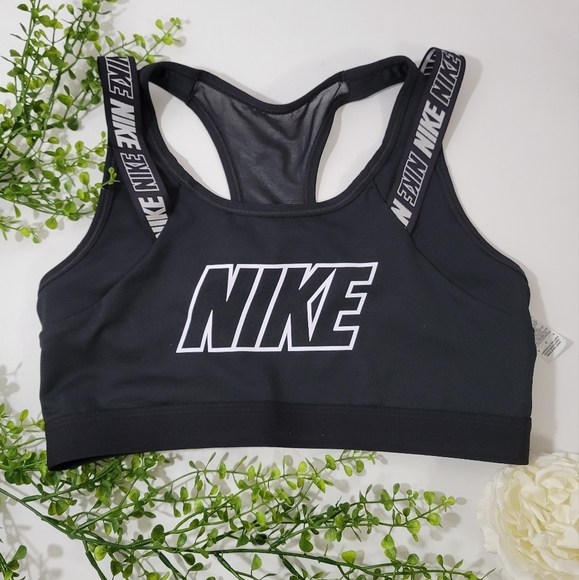 Nike Other - Nike Victory Compression hbr  black racerback sports bra size medium